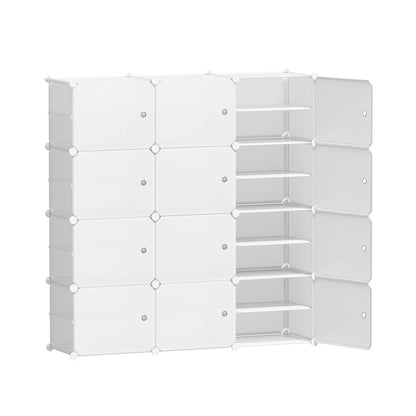 Artiss DIY Shoe Box Shoe Cabinet White Storage Cube Portable Organiser Stand-Home &amp; Garden &gt; Storage - Peroz Australia - Image - 2