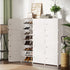 Artiss DIY Shoe Box Shoe Cabinet White Storage Cube Portable Organiser Stand-Home & Garden > Storage - Peroz Australia - Image - 1