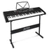 Alpha 61 Keys Electronic Piano Keyboard LED Electric w/Holder Music Stand USB Port-Audio & Video > Musical Instrument & Accessories-PEROZ Accessories