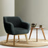 Artiss Aston Tub Accent Chair Charcoal-Furniture > Living Room - Peroz Australia - Image - 1