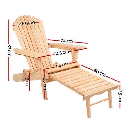 Gardeon Set of 2 Outdoor Sun Lounge Chairs Patio Furniture Beach Chair Lounger-Furniture &gt; Outdoor-PEROZ Accessories