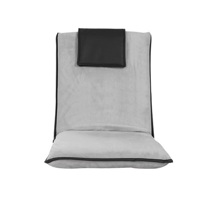 Artiss Floor Lounge Sofa Bed Couch Recliner Chair Folding Chair Cushion Grey-Furniture &gt; Living Room-PEROZ Accessories