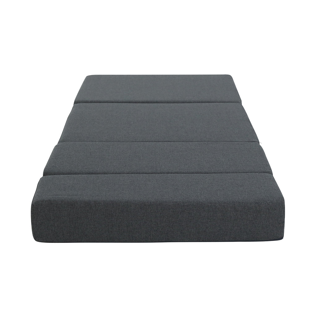 Giselle Bedding Folding Mattress Foldable Portable Bed Floor Mat Camping Pad-Furniture &gt; Mattresses-PEROZ Accessories