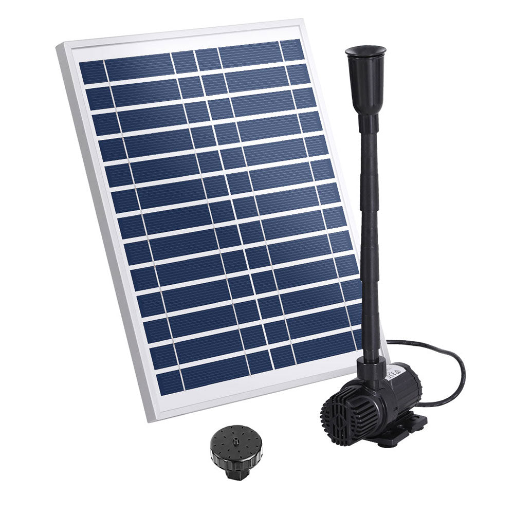 Gardeon Solar Pond Pump 9.8FT-Home &amp; Garden &gt; Fountains-PEROZ Accessories