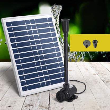 Gardeon Solar Pond Pump 9.8FT-Home &amp; Garden &gt; Fountains-PEROZ Accessories