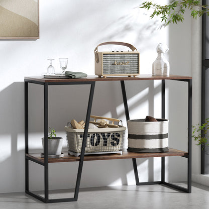 Artiss Console Table Hallway Sofa Table Entry Desk Retro Metal Display Shelf-Furniture &gt; Living Room-PEROZ Accessories