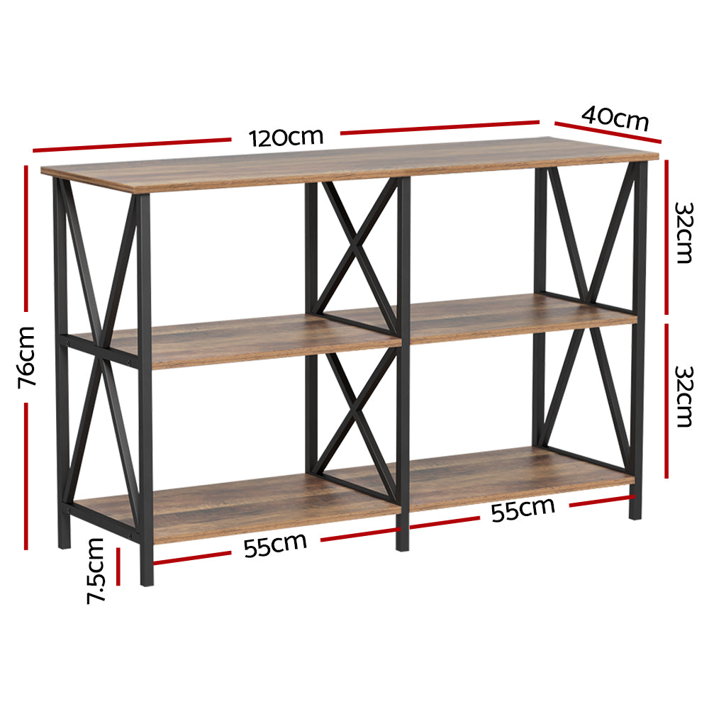 Artiss Console Table Hallway Sofa Table Entry Desk Retro Metal Display Furniture-Furniture &gt; Living Room - Peroz Australia - Image - 3