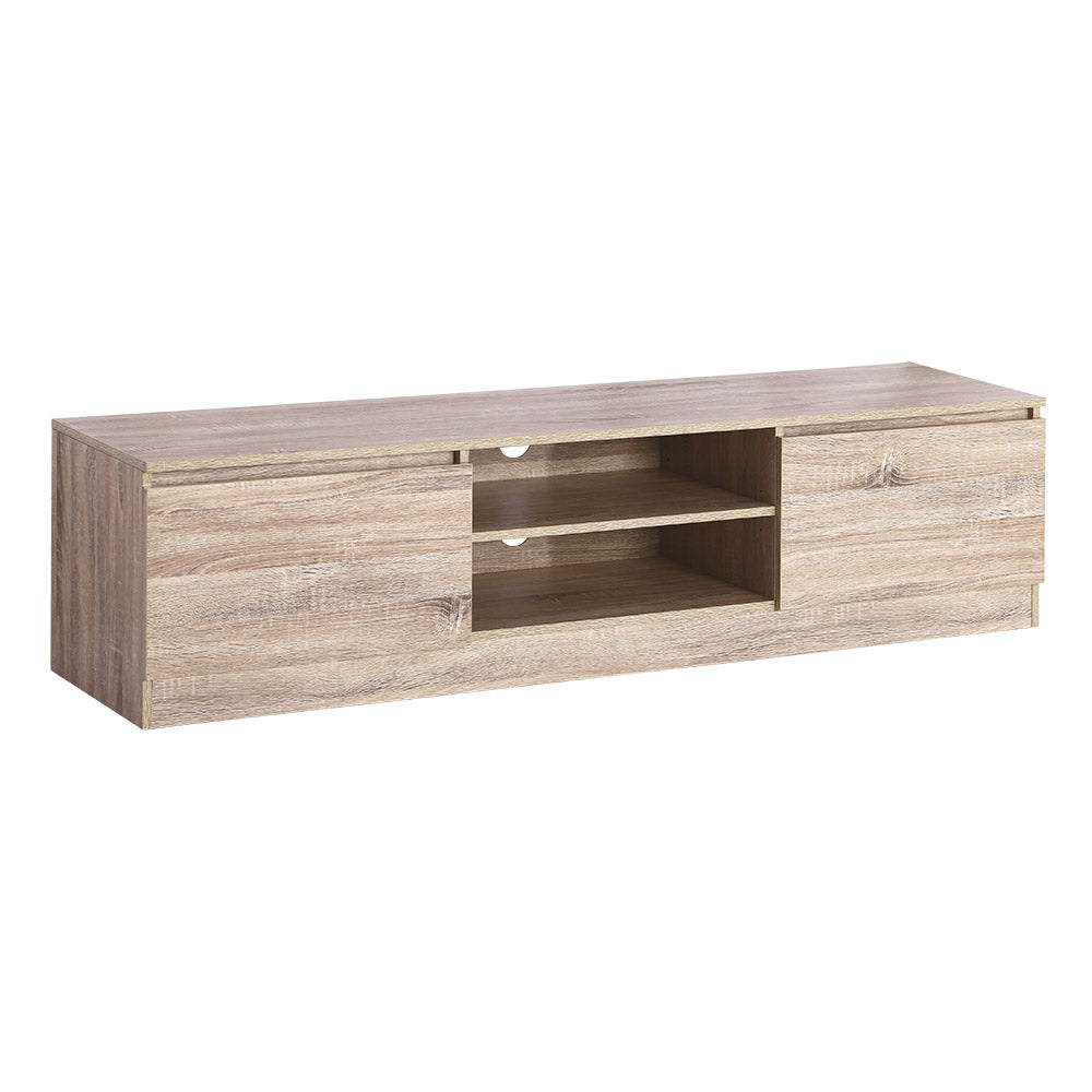 Artiss 160CM TV Stand Entertainment Unit Lowline Storage Cabinet Wooden-Entertainment Units - Peroz Australia - Image - 1