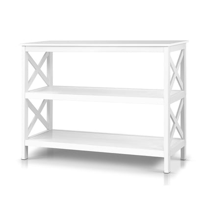 Artiss Wooden Storage Console Table - White-Furniture &gt; Living Room - Peroz Australia - Image - 2