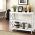 Artiss Wooden Storage Console Table - White-Furniture > Living Room - Peroz Australia - Image - 1