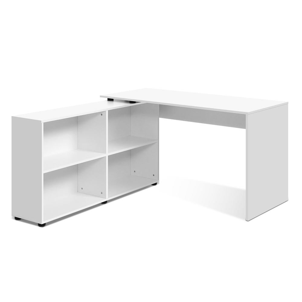 Artiss Office Computer Desk Corner Study Table Workstation Bookcase Storage-Furniture &gt; Office - Peroz Australia - Image - 1