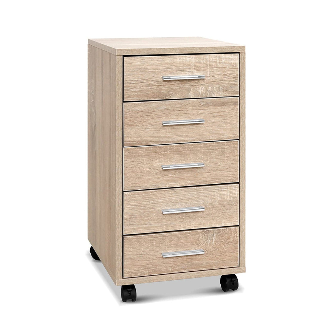 5 Drawer Filing Cabinet Storage Drawers Wood Study Office School File Cupboard-Furniture &gt; Office-PEROZ Accessories