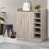 Artiss 2 Doors Shoe Cabinet Storage Cupboard - Wood-Home & Garden > Storage - Peroz Australia - Image - 1