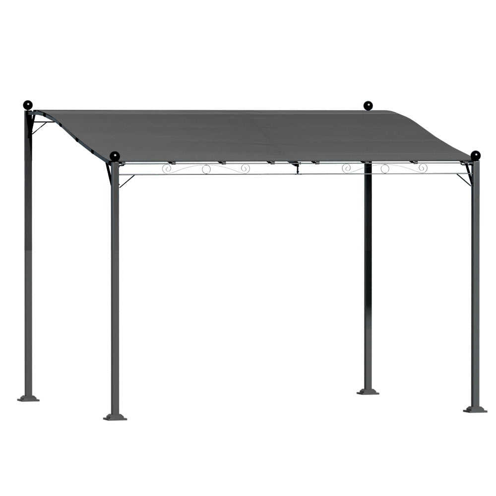 Instahut Gazebo 3m Party Marquee Outdoor Wedding Tent Iron Art Canopy Patio-Home &amp; Garden &gt; Shading-PEROZ Accessories