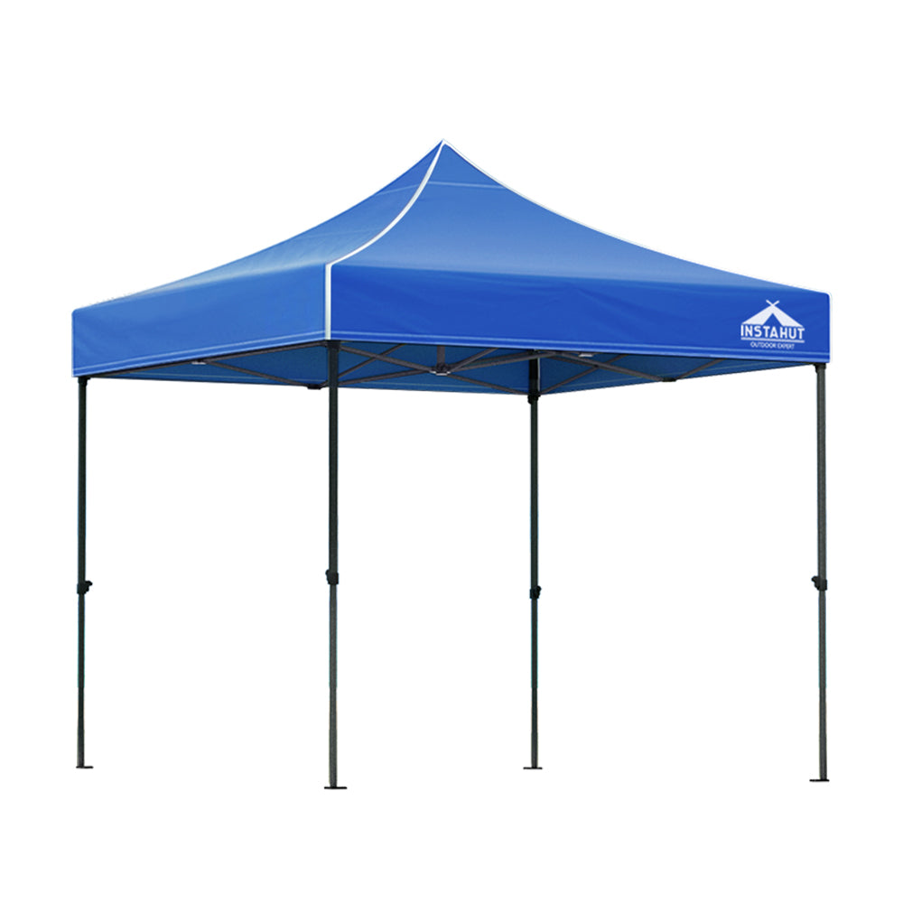 Instahut Gazebo Pop Up Marquee 3x3 Outdoor Wedding Gazebos Base Pod Kit Blue-Home &amp; Garden &gt; Shading-PEROZ Accessories