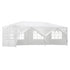 Instahut Gazebo Outdoor Marquee Wedding Gazebos Party Tent Camping White 3x6m-Home & Garden > Shading-PEROZ Accessories