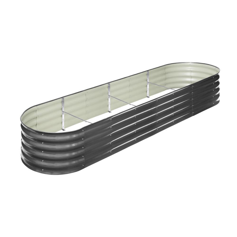 Livsip 2X Garden Bed Galvanised Raised Garden Bed 320X80X42CM |PEROZ Australia