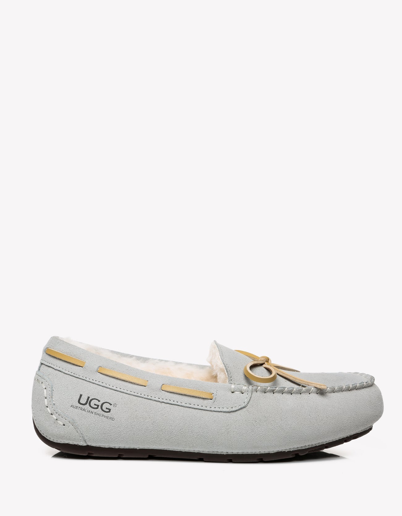 Australian Shepherd Joey Moccasin UGG Women Casual Flats-Loafers &amp; Moccasins-PEROZ Accessories