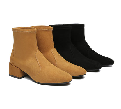 Tarramarra Ankle Sock Stretch Microsuede Boots Women Kenia-Boots-PEROZ Accessories