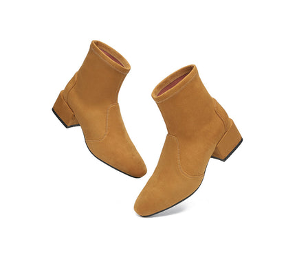 Tarramarra Ankle Sock Stretch Microsuede Boots Women Kenia-Boots-PEROZ Accessories