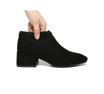 Tarramarra Ankle Sock Stretch Microsuede Boots Women Kenia-Boots-PEROZ Accessories