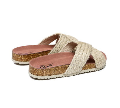 Australian Shepherd UGG Women Sandals Espadrilles Flat Slide Milo-Sandals-PEROZ Accessories