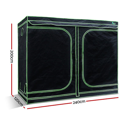 Green Fingers 240cm Hydroponic Grow Tent-Home &amp; Garden &gt; Green Houses-PEROZ Accessories