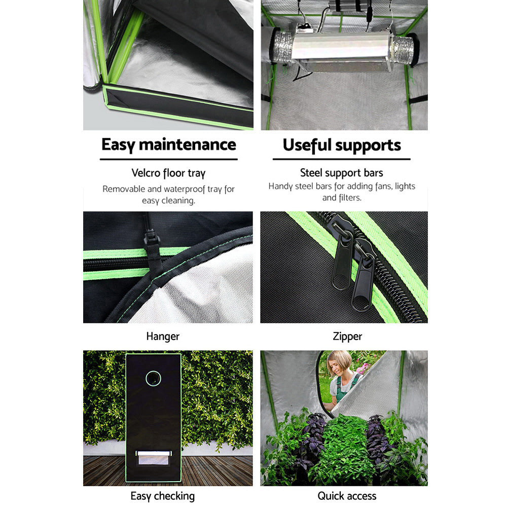 Green Fingers 240cm Hydroponic Grow Tent-Home &amp; Garden &gt; Green Houses-PEROZ Accessories