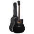 Alpha 41" Inch Electric Acoustic Guitar Wooden Classical Full Size EQ Bass Black-Audio & Video > Musical Instrument & Accessories-PEROZ Accessories