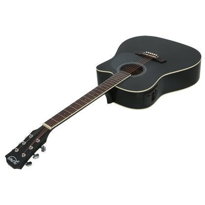 Alpha 41&quot; Inch Electric Acoustic Guitar Wooden Classical Full Size EQ Bass Black-Audio &amp; Video &gt; Musical Instrument &amp; Accessories-PEROZ Accessories