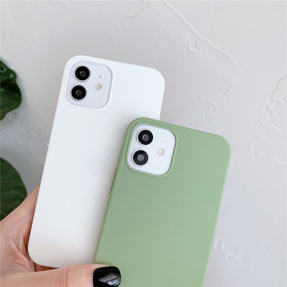 Anymob iPhone Gray Silicone Plain Phone Case Soft Candy Cover-Mobile Phone Cases-PEROZ Accessories