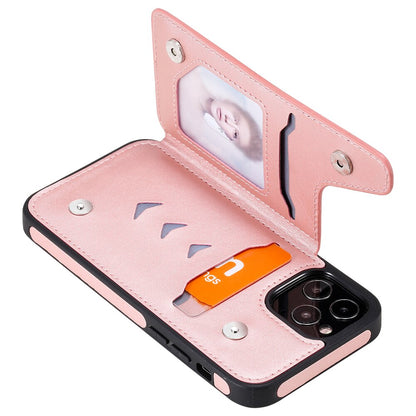 Anymob iPhone Pink Business Flip Case Wallet Leather Shell Cover-Mobile Phone Cases-PEROZ Accessories