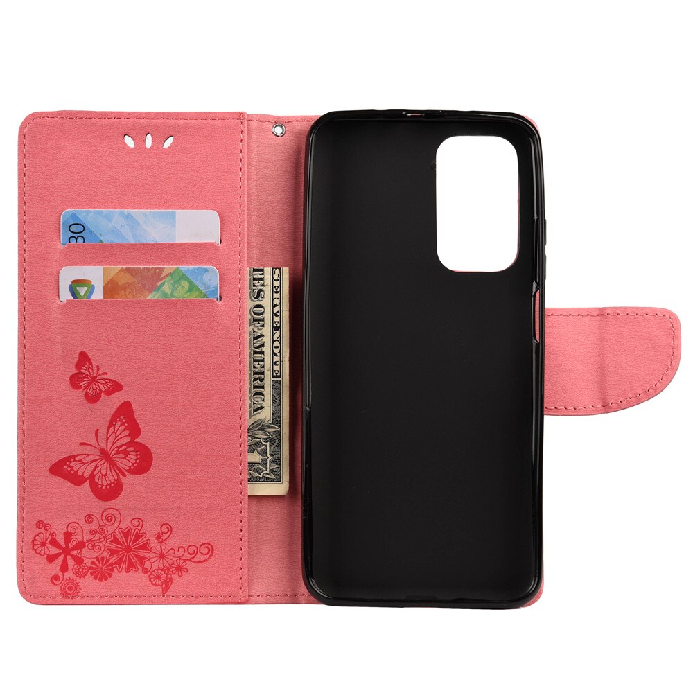 Anymob iPhone Case Blue Fashion Flip Butterfly Print Card Slot Wallet Leather Back Cover-Mobile Phone Cases-PEROZ Accessories