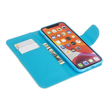 Anymob iPhone Skyblue Unicorn Wallet Filp Case Leather Touch Cover With Card Slot-Mobile Phone Cases-PEROZ Accessories