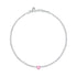 Chiara Ferragni Diamond Heart FairyTale Tennis Necklace-Necklaces-PEROZ Accessories