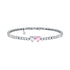 Chiara Ferragni Diamond Heart White and Fairytale Tennis Bracelet-Bracelets-PEROZ Accessories