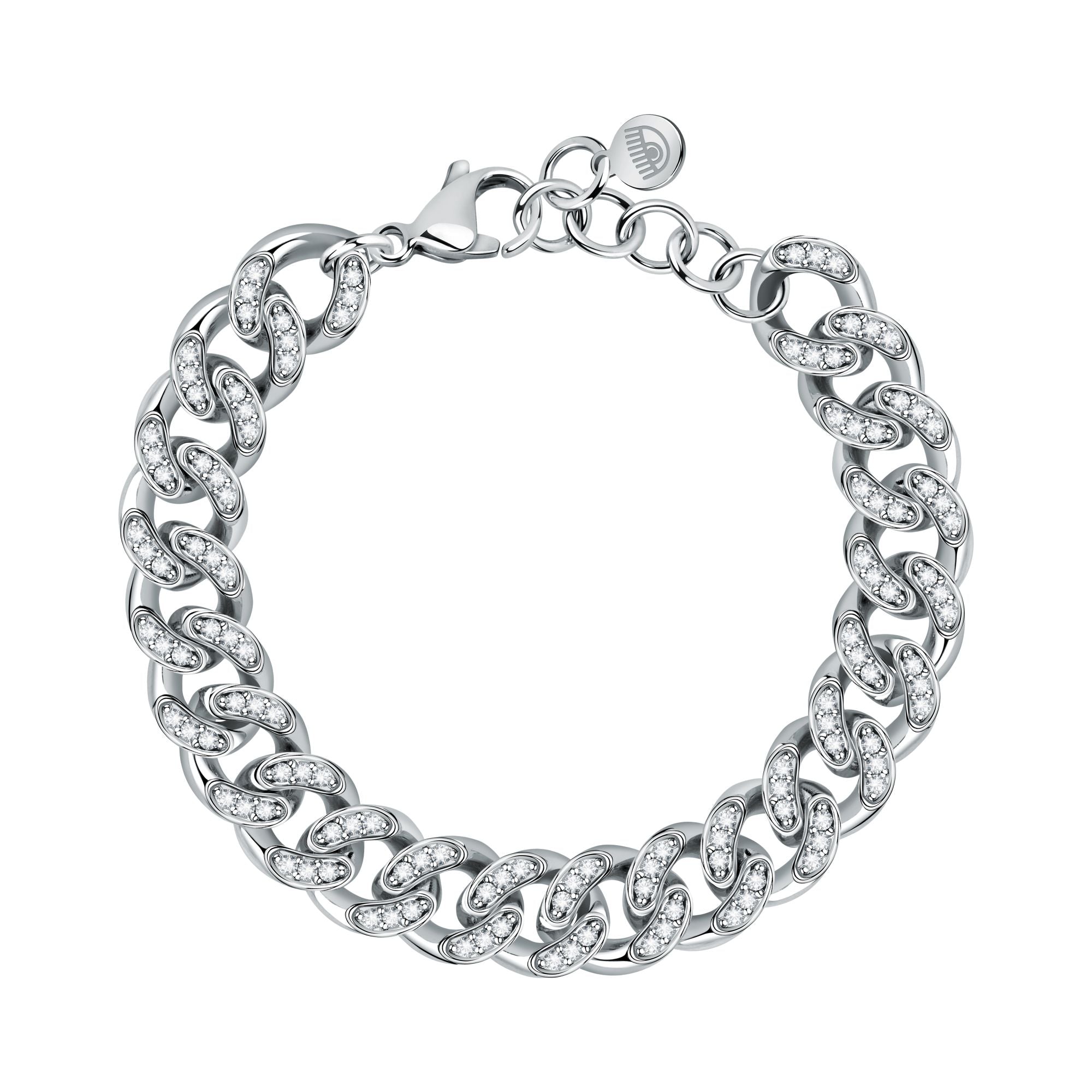 Chiara Ferragni Chain Collection Full Pave Bracelet-Bracelets-PEROZ Accessories