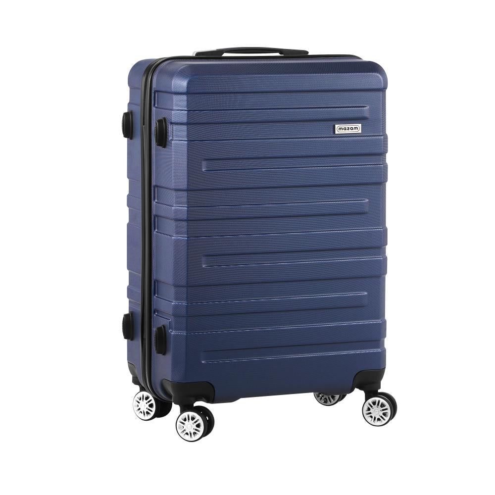 Shop Mazam 28&quot; Luggage Suitcase Trolley Set Travel TSA Lock Storage Hard Case Navy  | PEROZ Australia