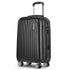 Wanderlite 24" 66cm Luggage Trolley Travel Set Suitcase Carry On Hard Case TSA Lock Lightweight Black-Luggage-PEROZ Accessories