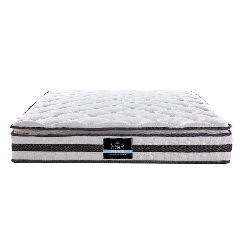 Giselle Bedding Normay Bonnell Spring Mattress 21cm Thick Queen-Furniture &gt; Mattresses-PEROZ Accessories