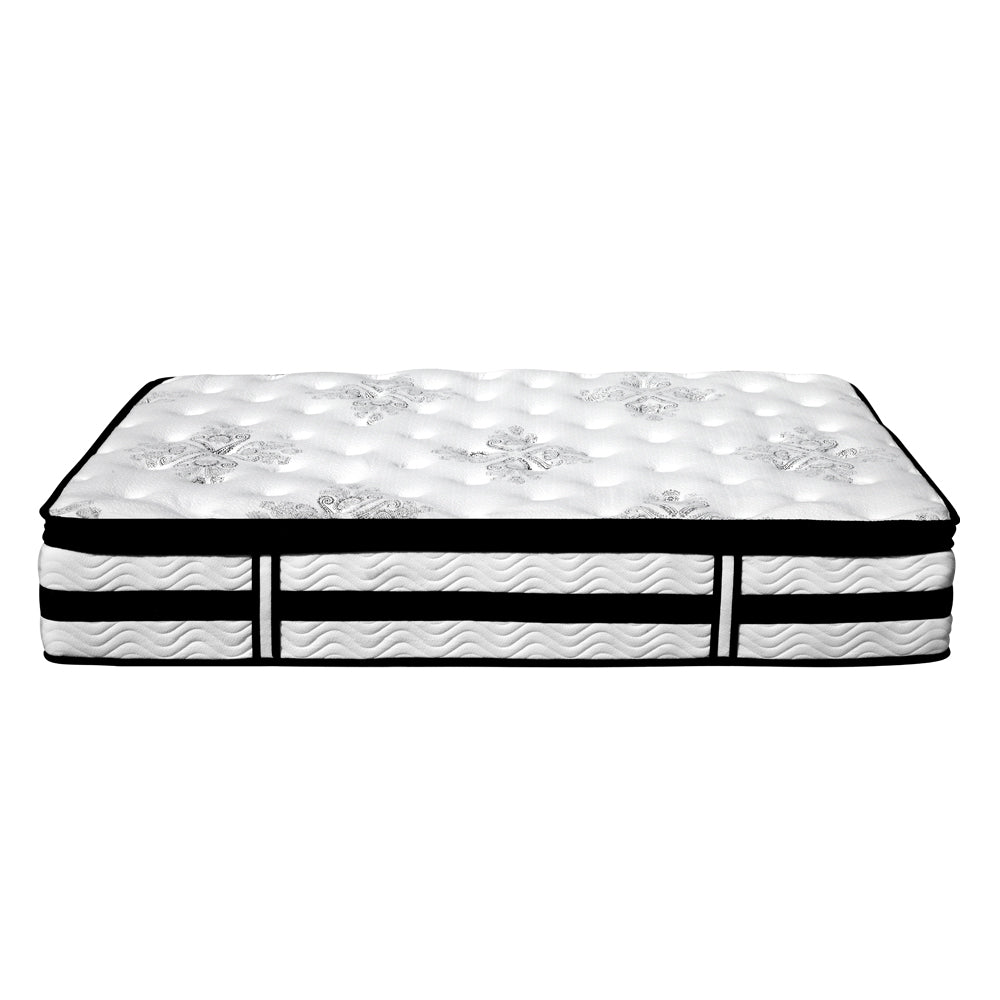 Giselle Bedding Algarve Euro Top Pocket Spring Mattress 34cm Thick Double-Furniture &gt; Mattresses-PEROZ Accessories