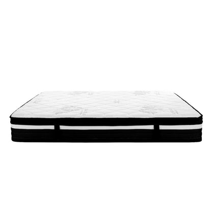 Giselle King Bed Mattress Size Extra Firm 7 Zone Pocket Spring Foam 28cm-Furniture &gt; Mattresses-PEROZ Accessories