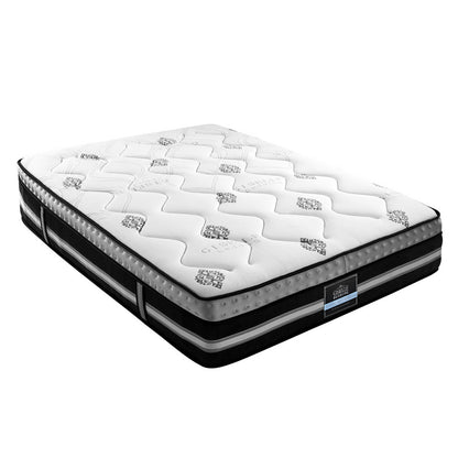 Giselle Bedding Galaxy Euro Top Cool Gel Pocket Spring Mattress 35cm Thick Queen-Furniture &gt; Mattresses-PEROZ Accessories