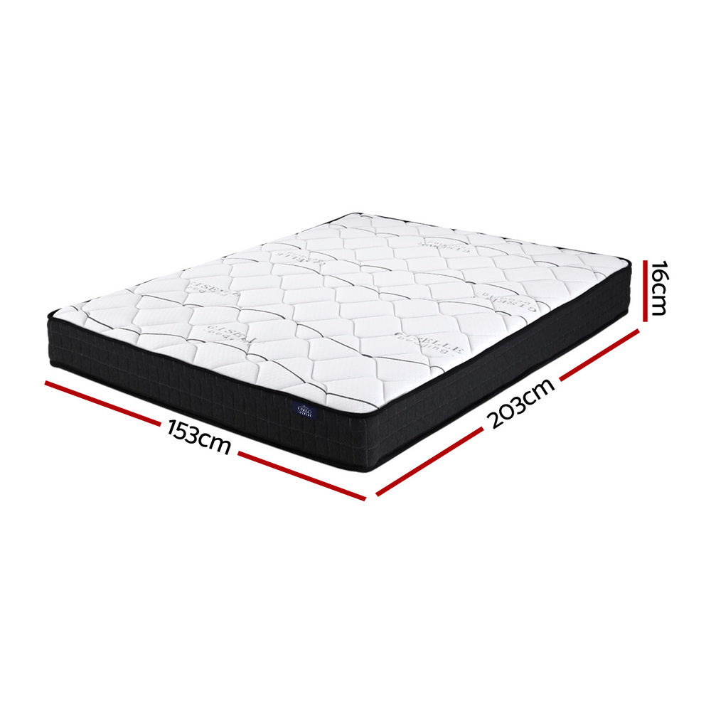 Giselle Bedding Glay Bonnell Spring Mattress 16cm Thick Queen-Furniture &gt; Mattresses-PEROZ Accessories