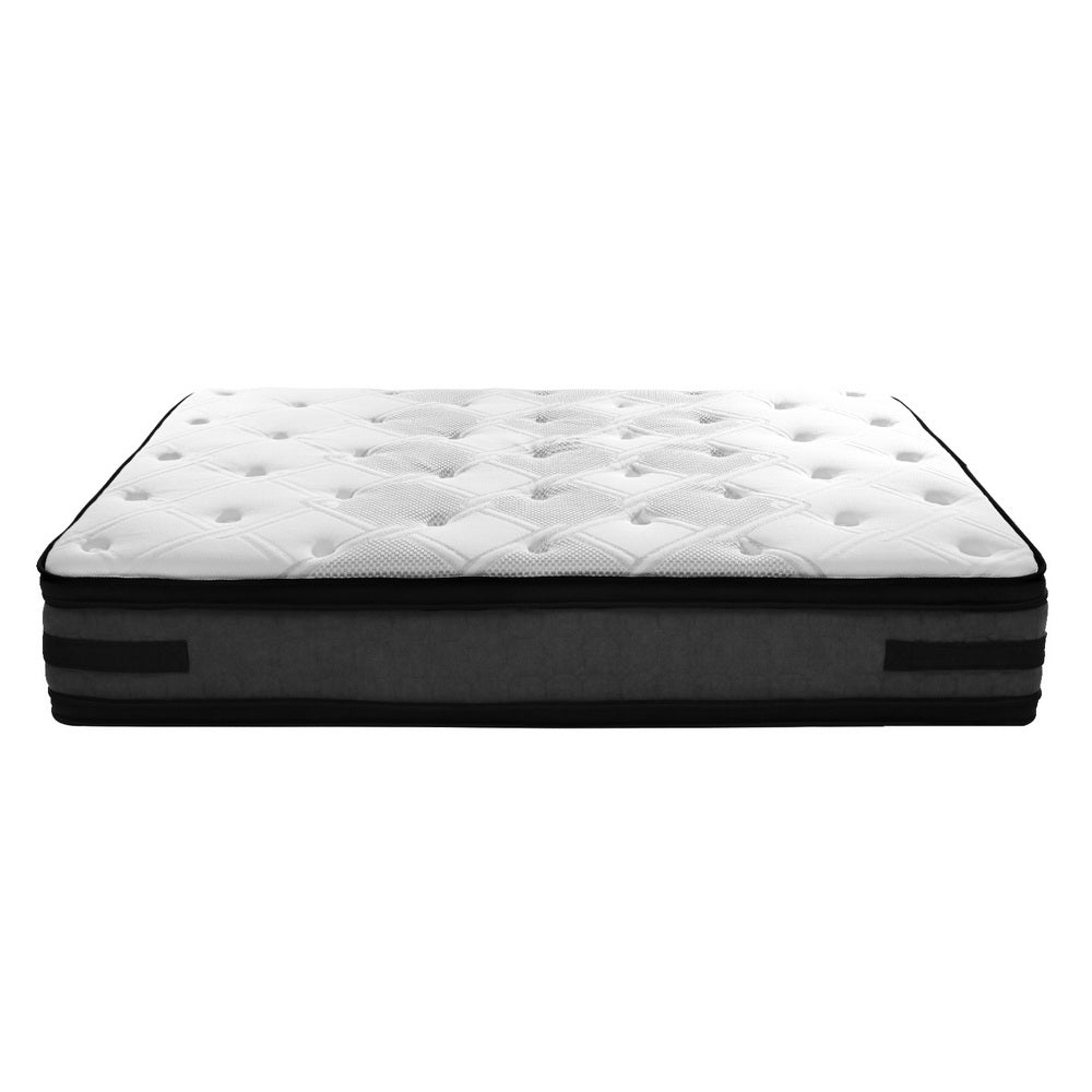 Giselle Bedding Luna Euro Top Cool Gel Pocket Spring Mattress 36cm Thick Single-Furniture &gt; Mattresses-PEROZ Accessories