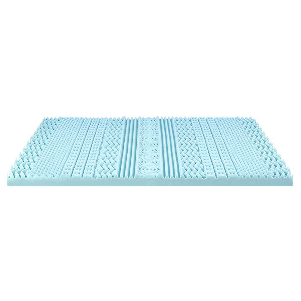 Giselle Bedding Memory Foam Mattress Topper 11-Zone 8cm King-Home &amp; Garden &gt; Bedding-PEROZ Accessories