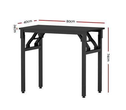 Artiss Computer Desk Laptop Table Bookshelf Desk Storage Rack Office Study Black-Furniture &gt; Office - Peroz Australia - Image - 3