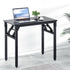 Artiss Computer Desk Laptop Table Bookshelf Desk Storage Rack Office Study Black-Furniture > Office - Peroz Australia - Image - 1