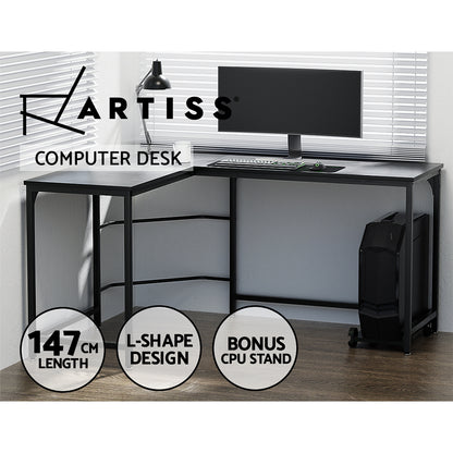 Artiss Corner Computer Desk L-Shaped Student Home Office Study Table Workstation-Furniture &gt; Office - Peroz Australia - Image - 6