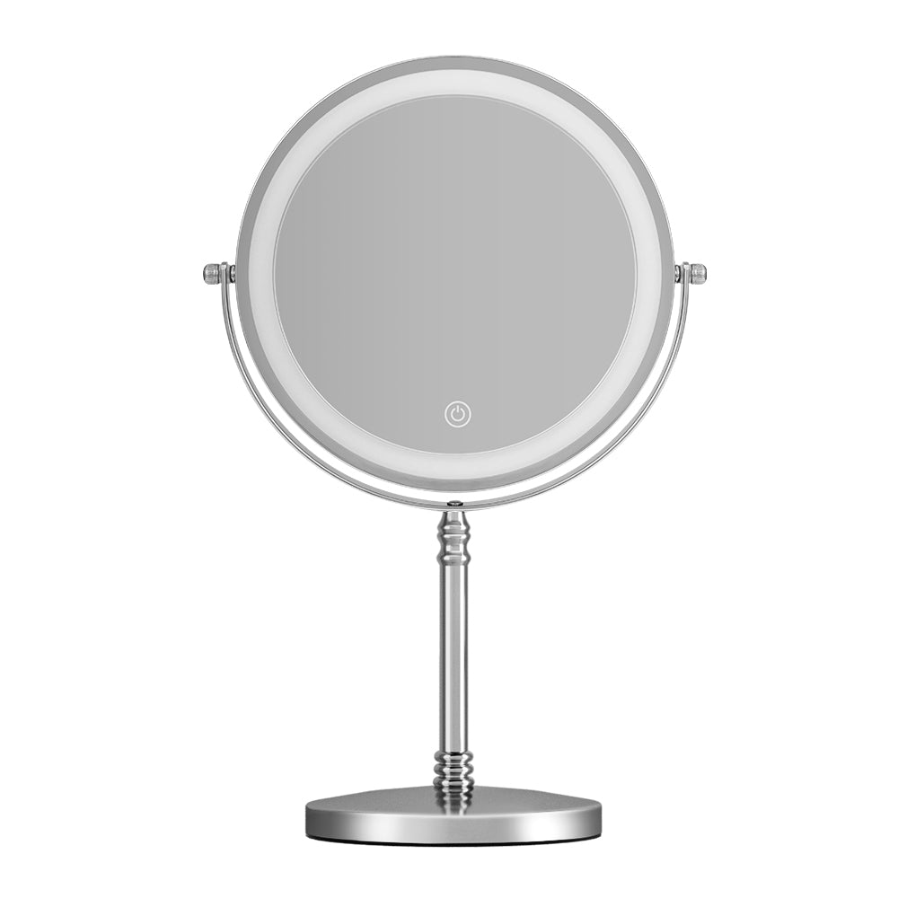 Embellir Makeup Mirror LED Light Cosmetic Round 360° Rotation 10X Magnifying-Health &amp; Beauty &gt; Makeup Mirrors-PEROZ Accessories